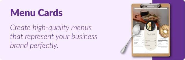 Menu Cards